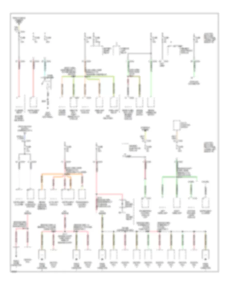 Power Distribution Wiring Diagram (3 of 4) for Ford Pickup F150 1997