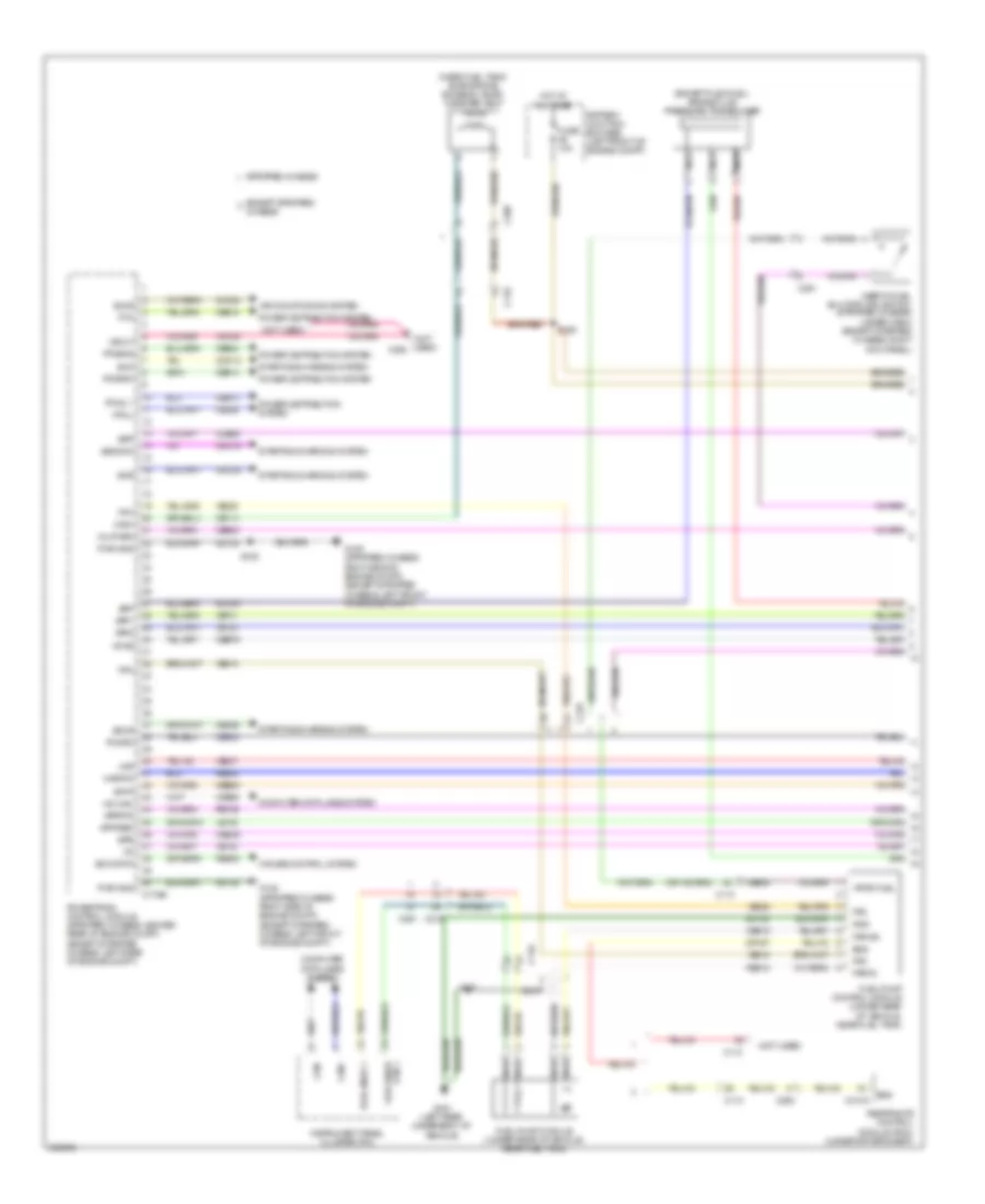 5.4L, Engine Performance Wiring Diagram, with Torqshift (1 of 5) for Ford Econoline E250 2012