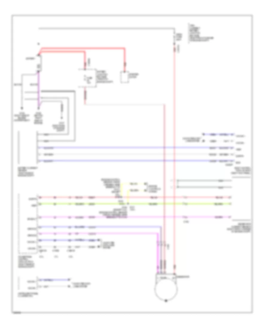 5.0L Flex Fuel, Charging Wiring Diagram for Ford F-150 King Ranch 2013