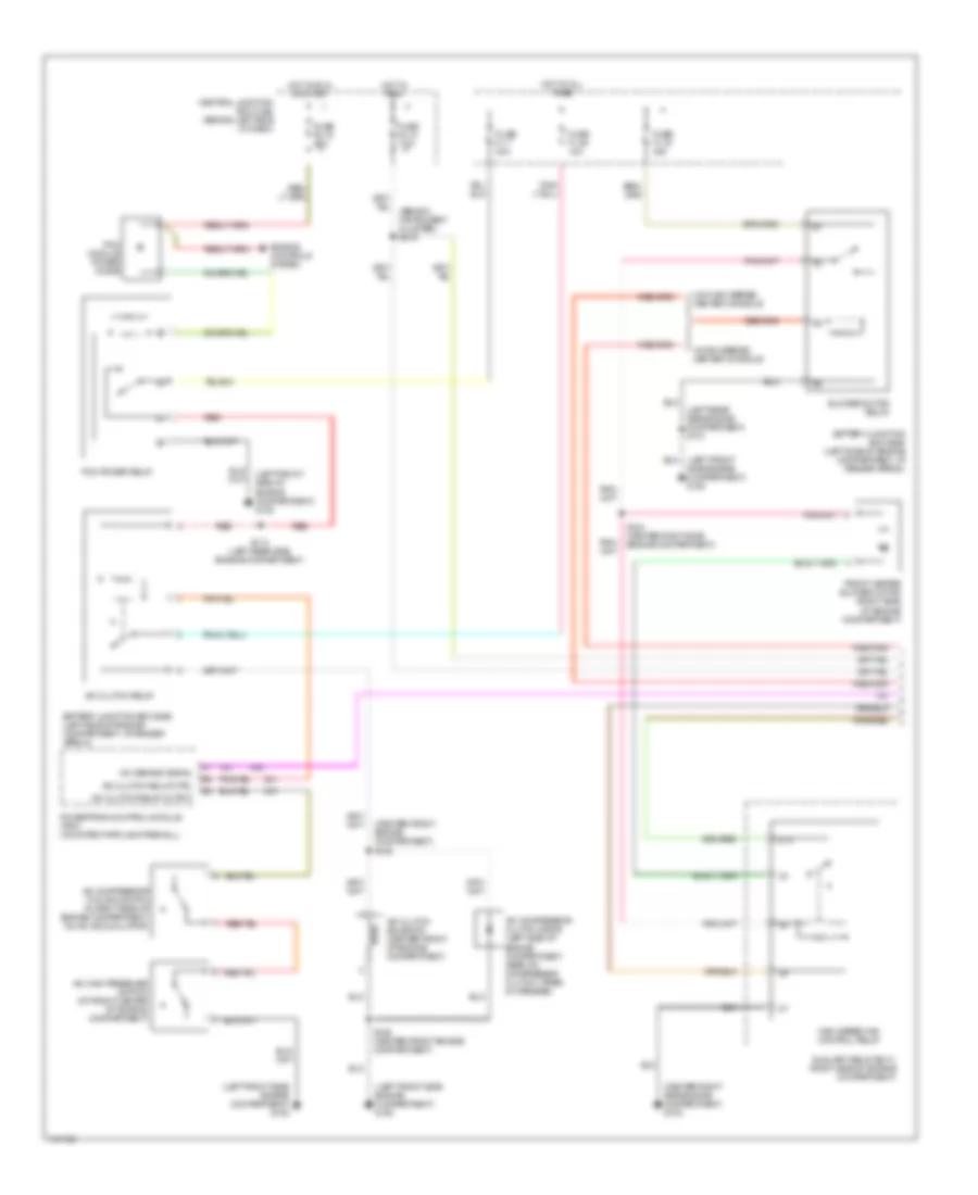 Manual A C Wiring Diagram 1 of 2 for Ford Explorer Sport Trac 2001