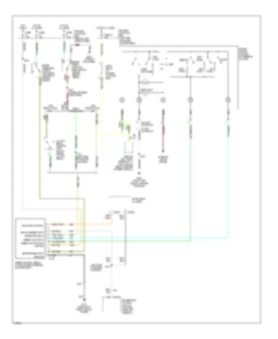 Cruise Control Wiring Diagram for Ford Explorer Sport Trac 2001
