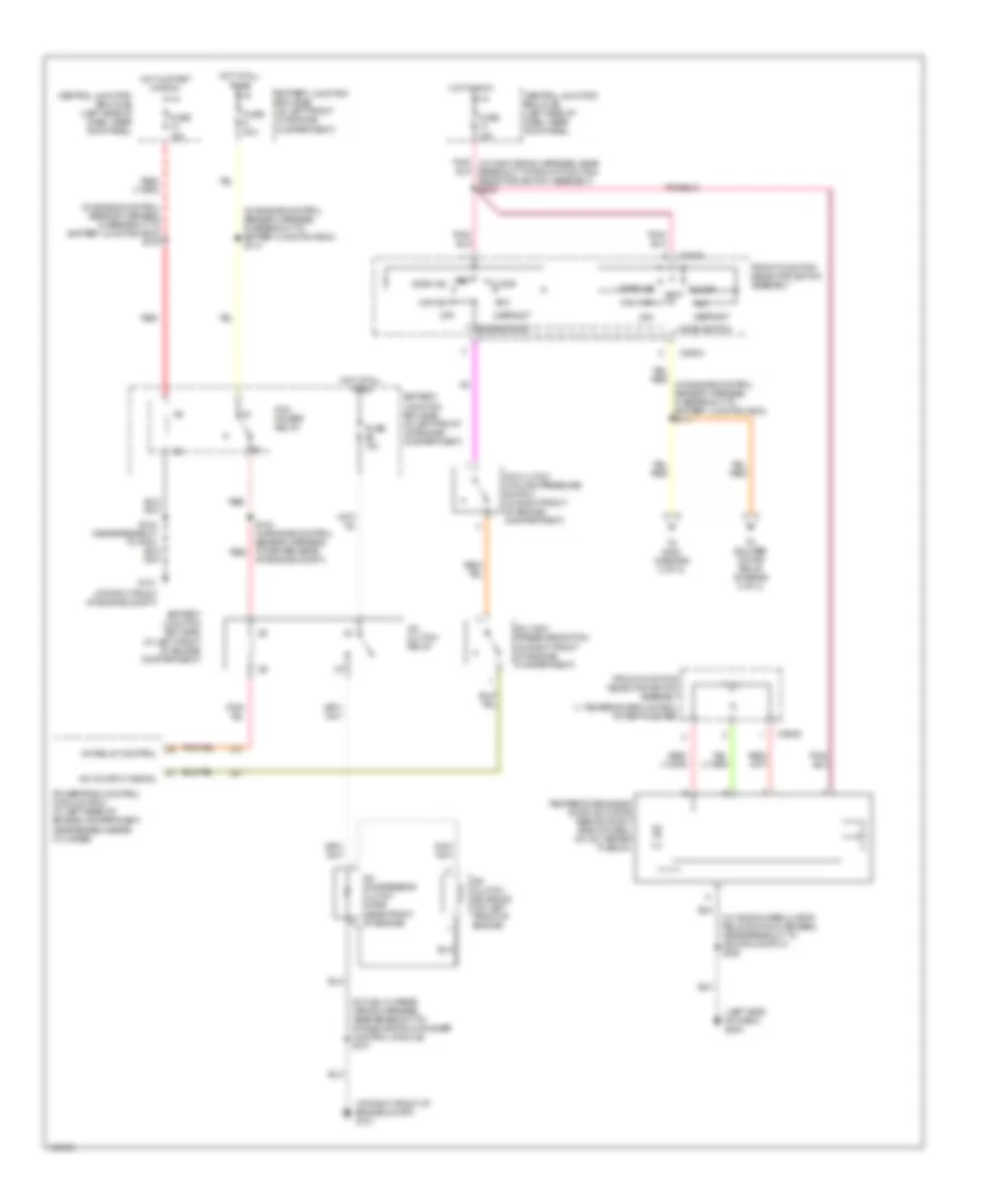4.2L, Manual AC Wiring Diagram, without Stripped Chassis (1 of 2) for Ford Econoline E350 Super Duty 2003