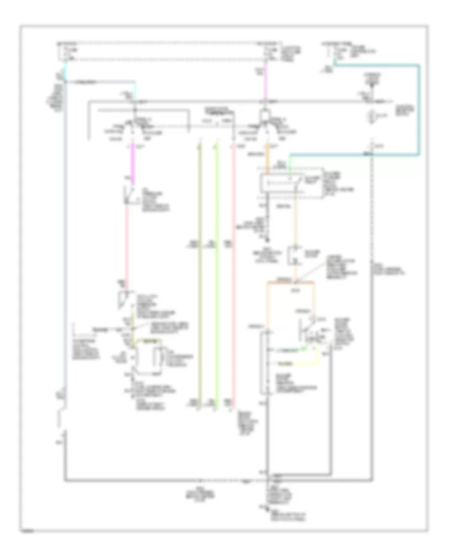 AC Wiring Diagram, Vehicles Built On or After 62496 for Ford Pickup F250 1997