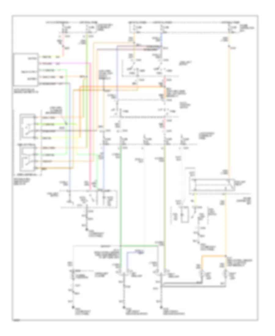 Autolamps Wiring Diagram, without DRL for Ford Pickup F250 1997