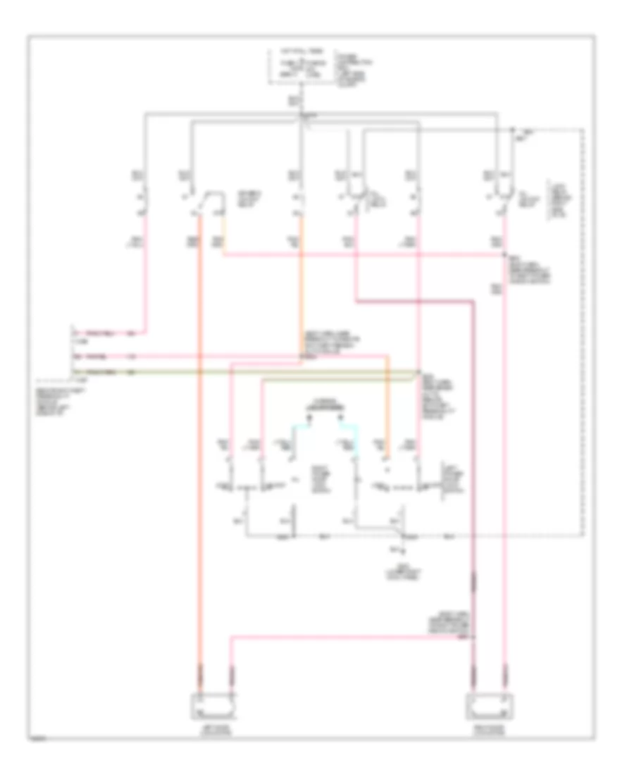 Keyless Entry Wiring Diagram for Ford Pickup F250 1997
