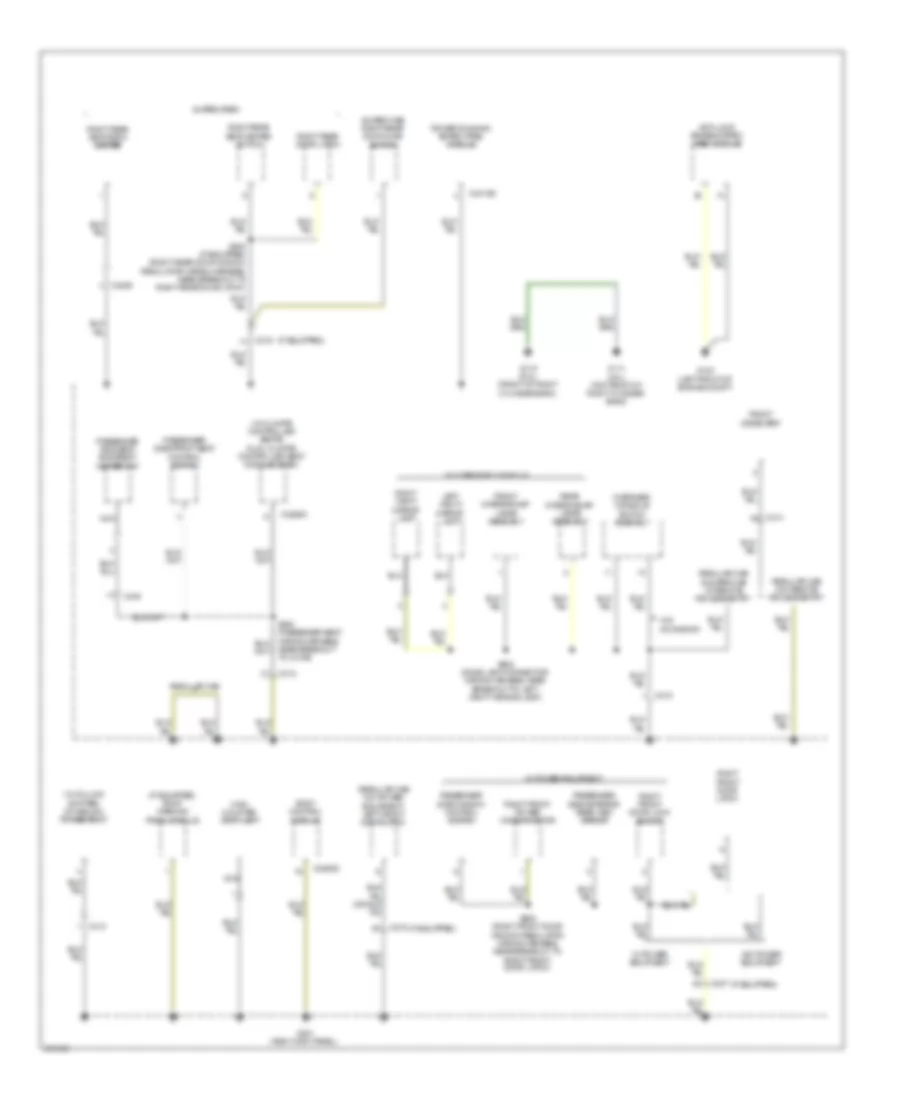 Ground Distribution Wiring Diagram 4 of 5 for Ford F 150 Lariat 2013