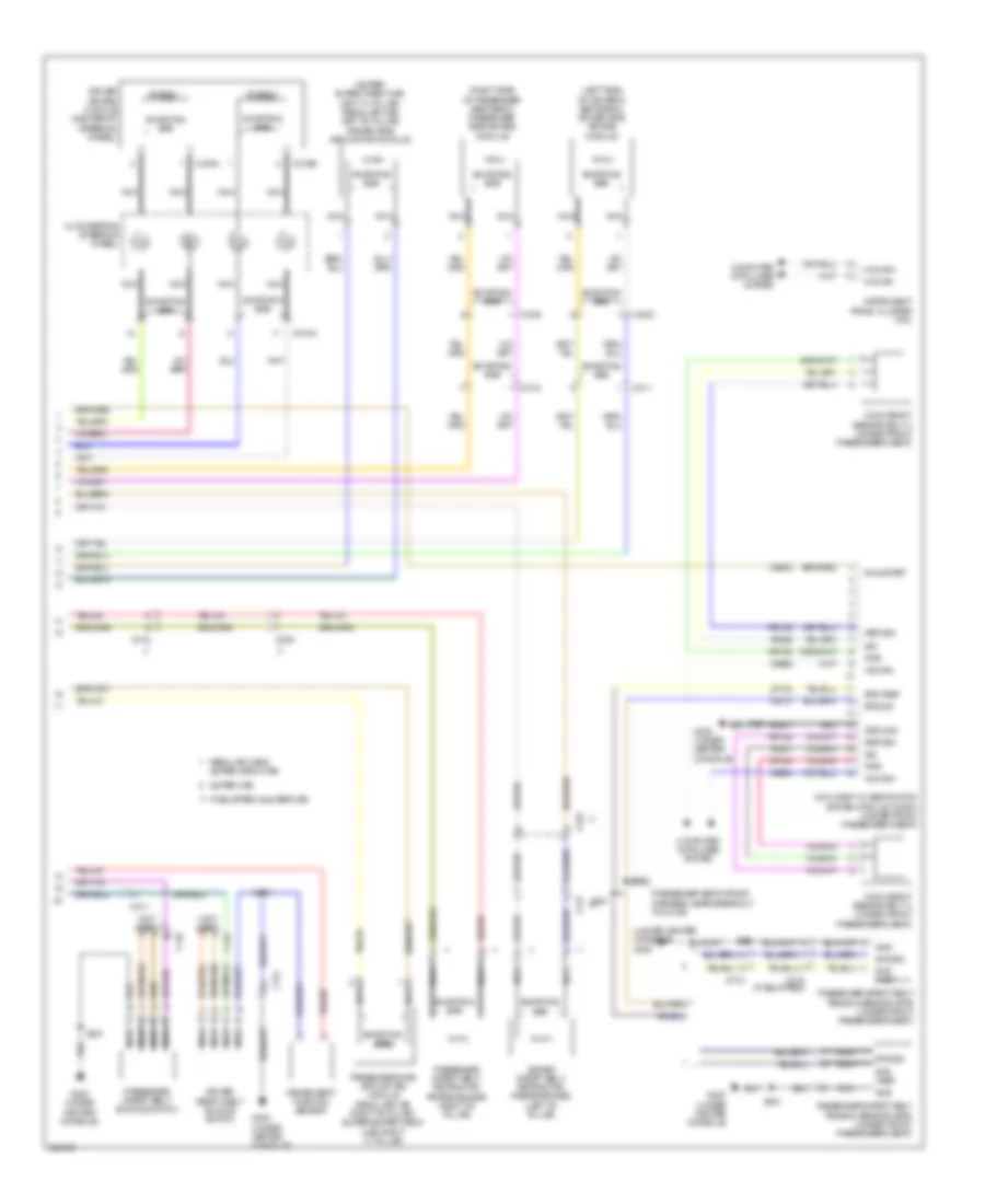 Supplemental Restraints Wiring Diagram 2 of 2 for Ford F 150 Lariat 2013