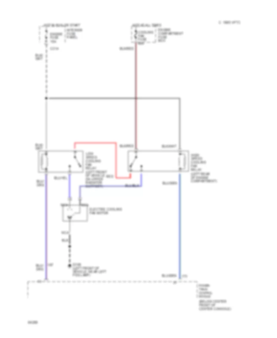 2 0L Cooling Fan Wiring Diagram for Ford Probe 1995