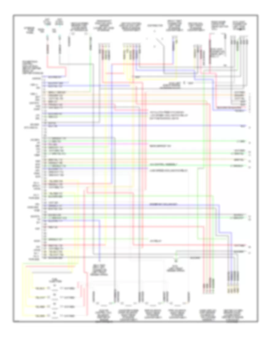 2.0L, Engine Performance Wiring Diagrams, MT (1 of 2) for Ford Probe 1995