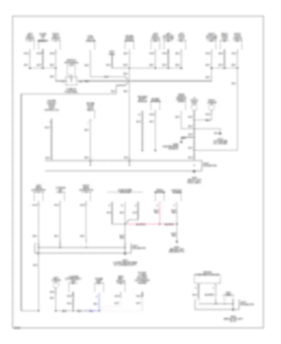 Ground Distribution Wiring Diagram 4 of 4 for Ford Probe 1995