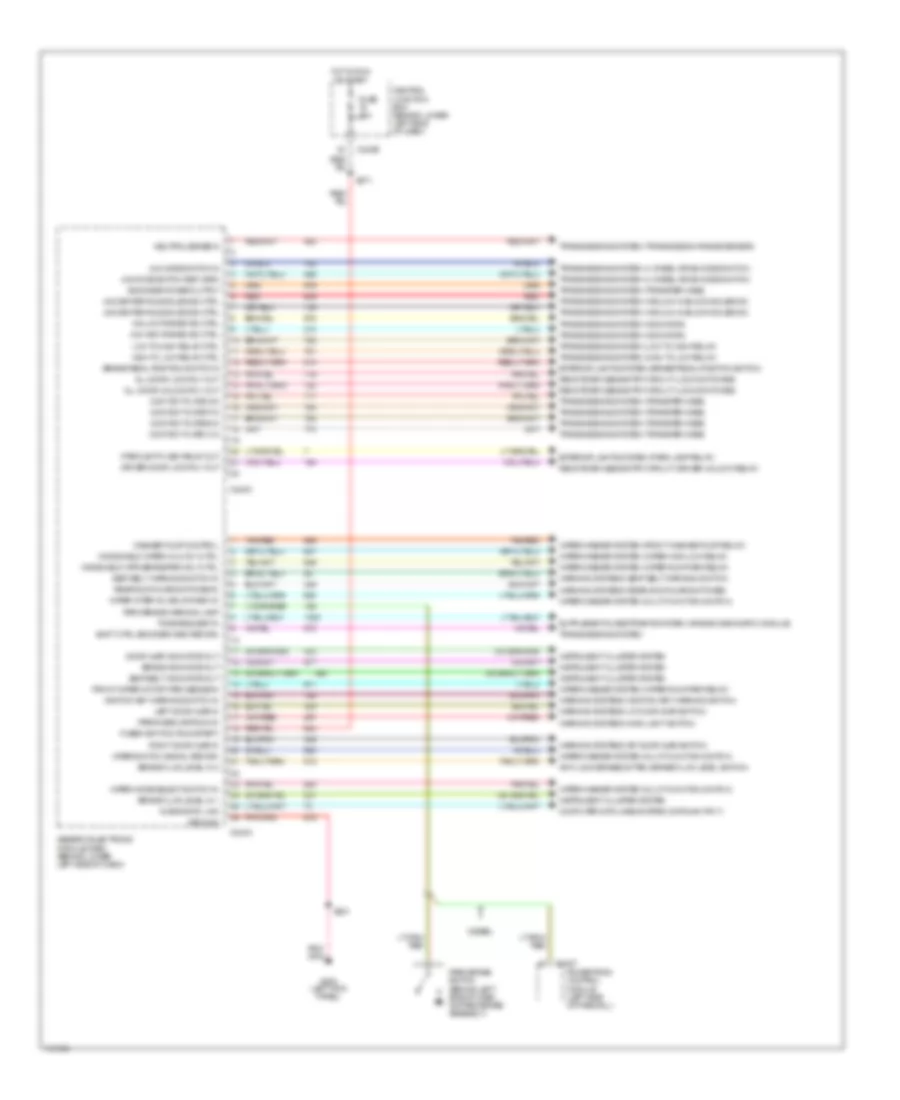 Body Control Modules Wiring Diagram (2 of 2) for Ford F450 Super Duty 2001