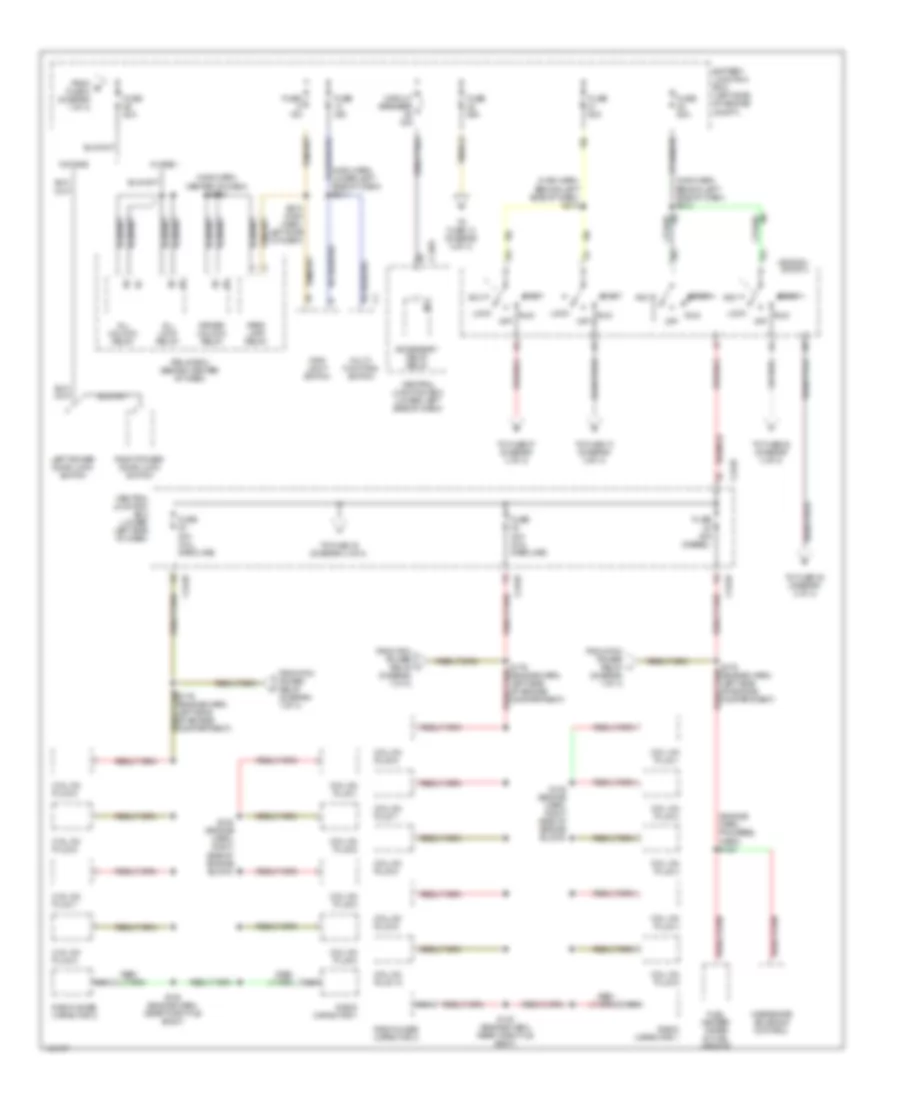 Power Distribution Wiring Diagram (2 of 4) for Ford F450 Super Duty 2001