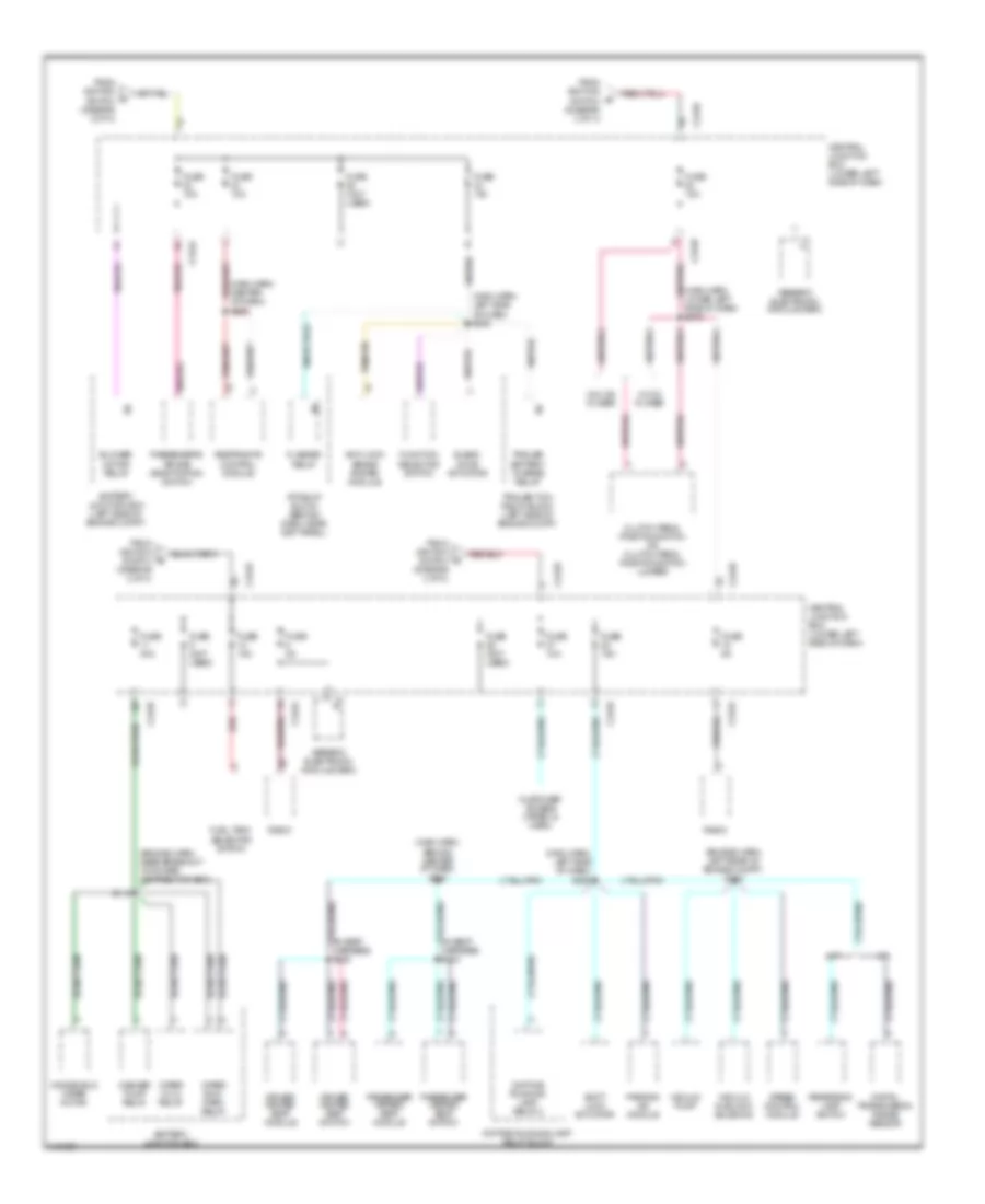 Power Distribution Wiring Diagram (4 of 4) for Ford F450 Super Duty 2001