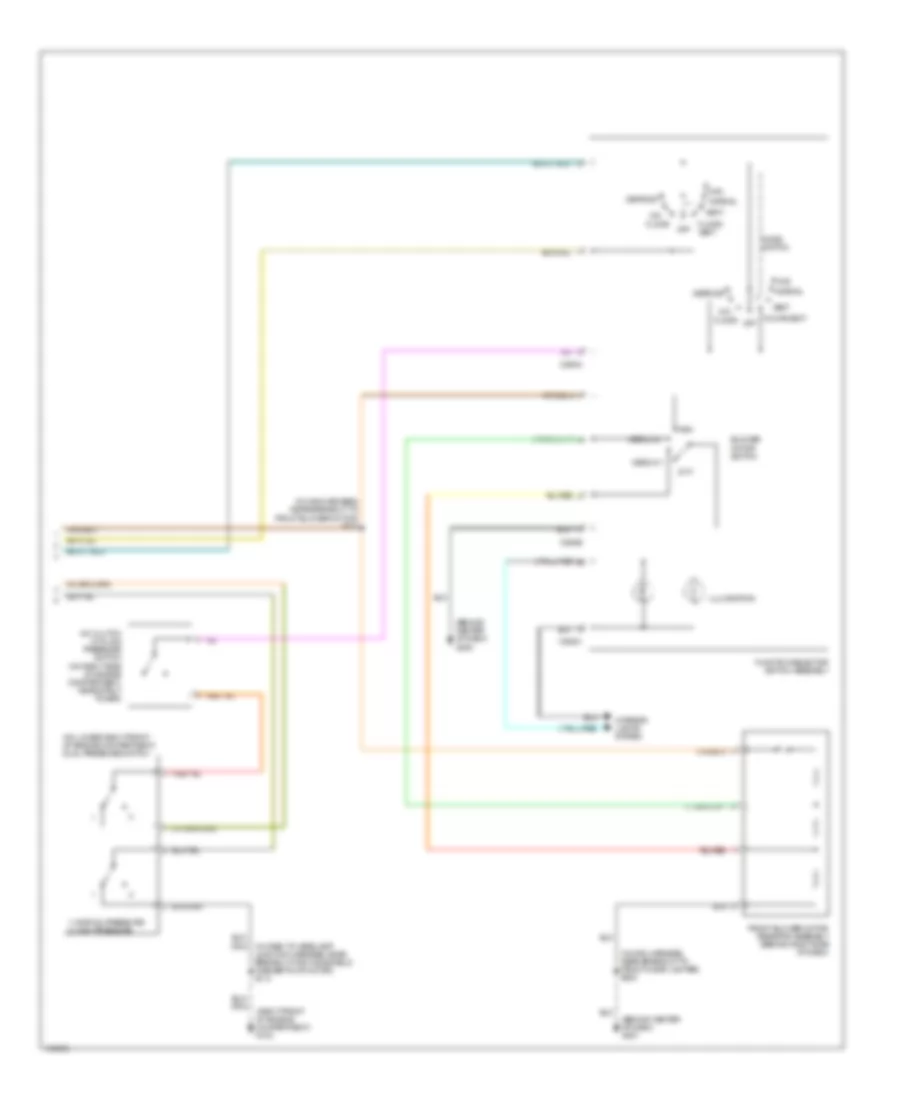 2.0L, Manual AC Wiring Diagram (2 of 2) for Ford Escape 2003