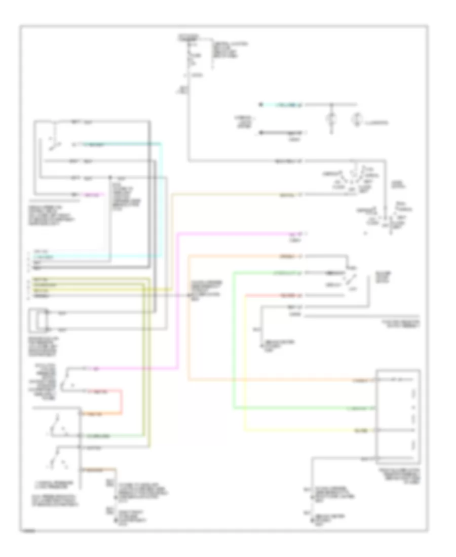 3 0L Manual A C Wiring Diagram 2 of 2 for Ford Escape 2003