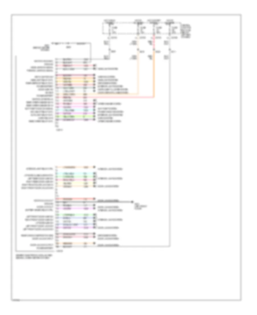 Body Control Modules Wiring Diagram for Ford Escape 2003