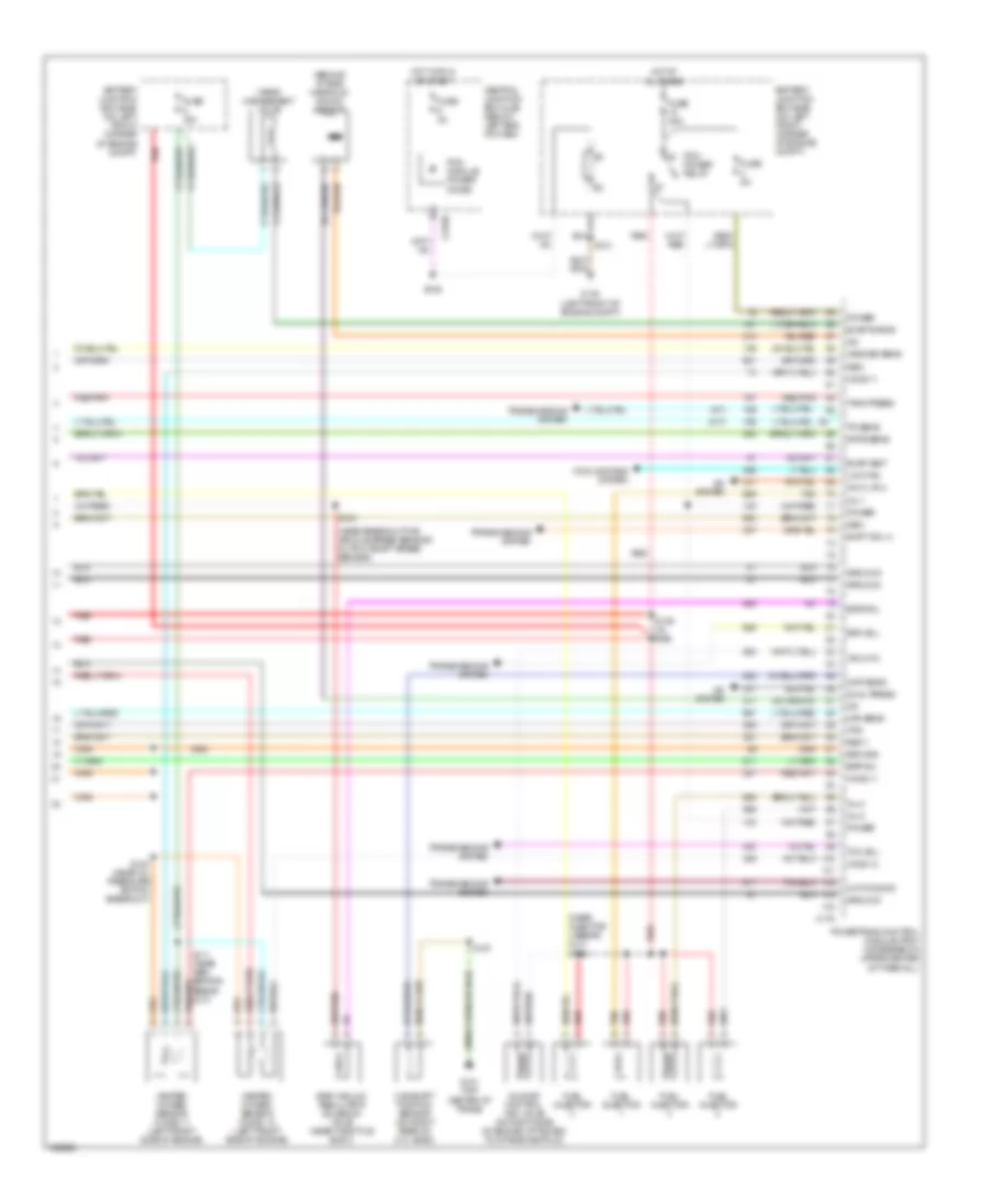 2.0L, Engine Performance Wiring Diagram (3 of 3) for Ford Escape 2003