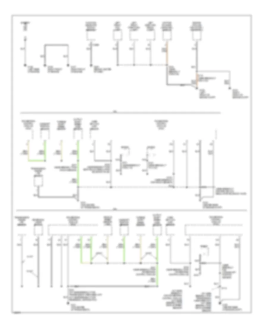 Ground Distribution Wiring Diagram 1 of 3 for Ford Escape 2003