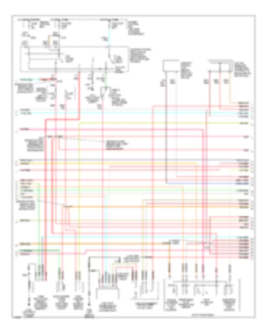 4.6L SOHC, Engine Performance Wiring Diagrams (2 of 3) for Ford Mustang GT 1999