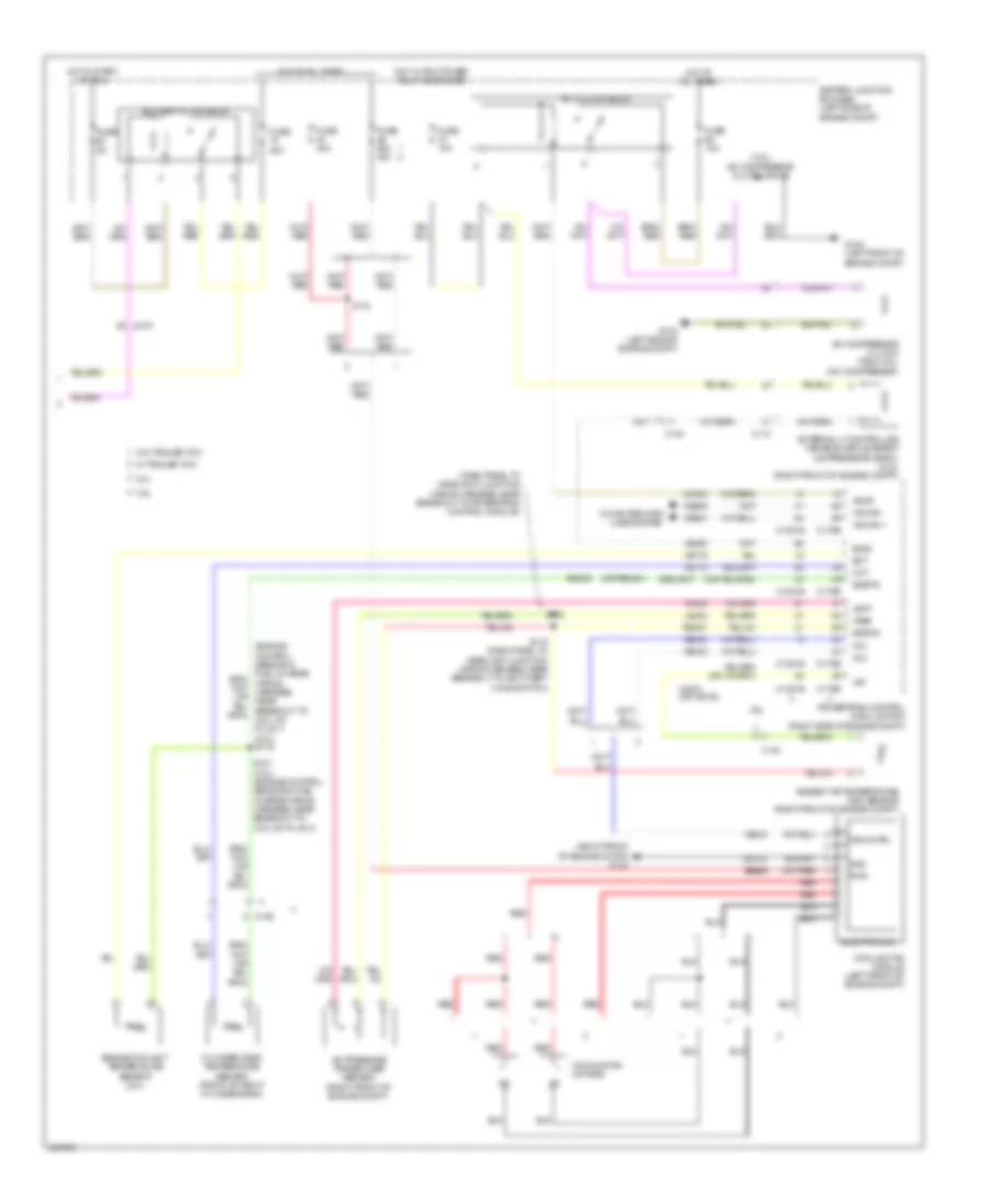 Manual A C Wiring Diagram 2 of 2 for Ford Edge Limited 2012