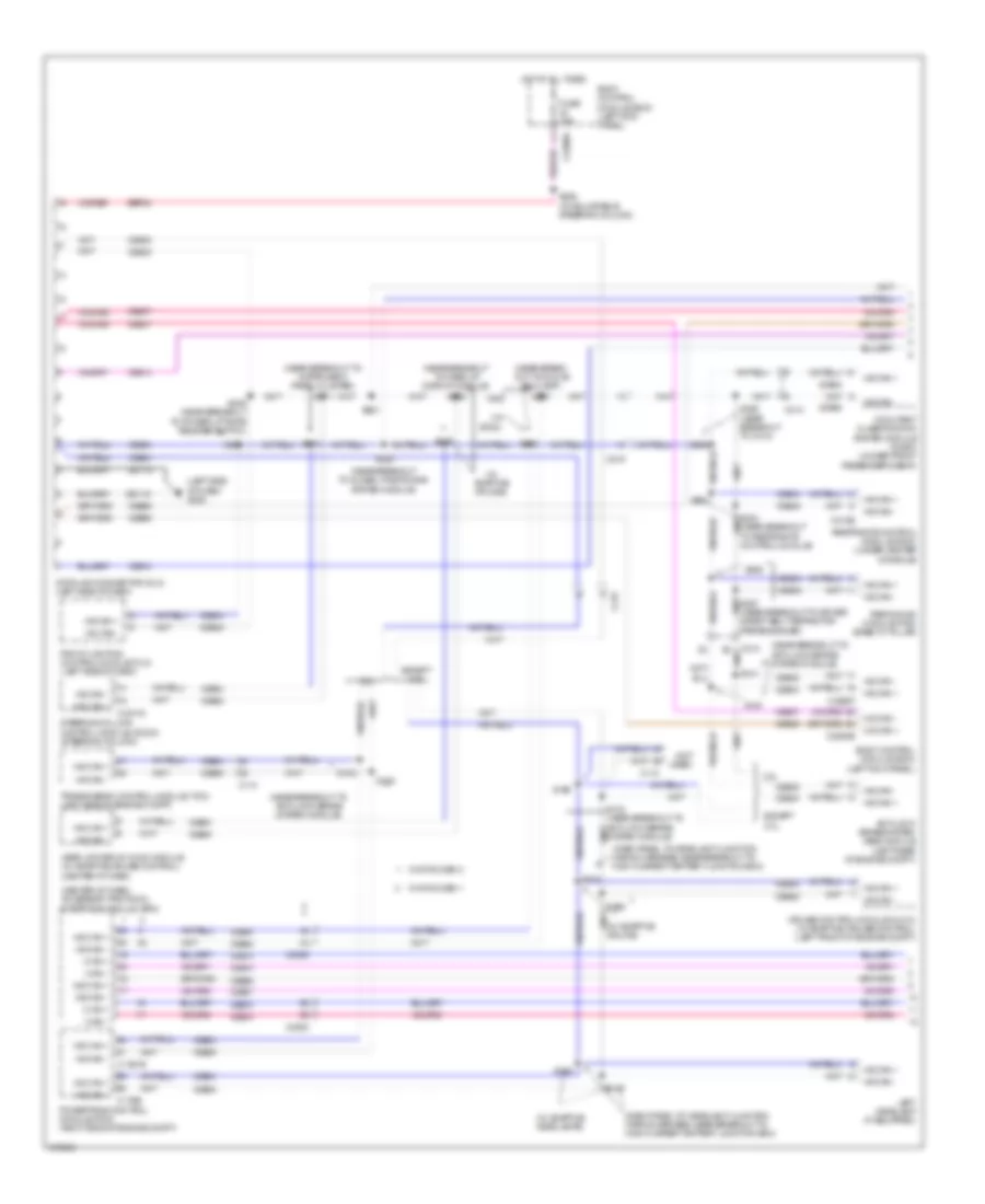 Computer Data Lines Wiring Diagram 1 of 2 for Ford Edge Limited 2012
