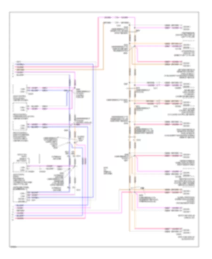 Computer Data Lines Wiring Diagram 2 of 2 for Ford Edge Limited 2012
