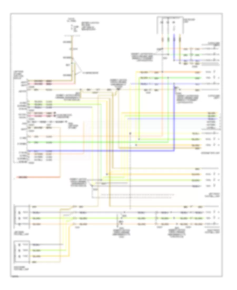 Courtesy Lamps Wiring Diagram (2 of 3) for Ford Edge Limited 2012