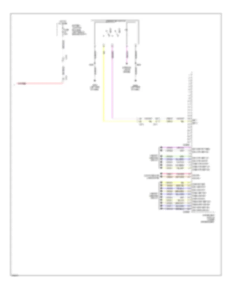 Drivers Memory Seat Wiring Diagram (2 of 2) for Ford Edge Limited 2012