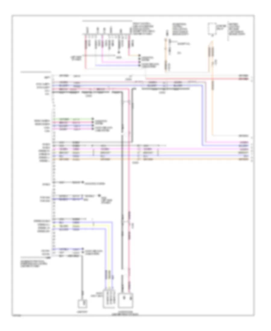 SYNC Radio Wiring Diagram, with SYNC GEN 1 (1 of 2) for Ford Edge Limited 2012