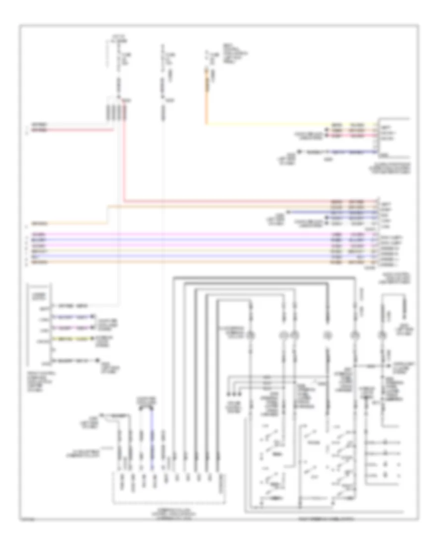 SYNC Radio Wiring Diagram, with SYNC GEN 1 (2 of 2) for Ford Edge Limited 2012