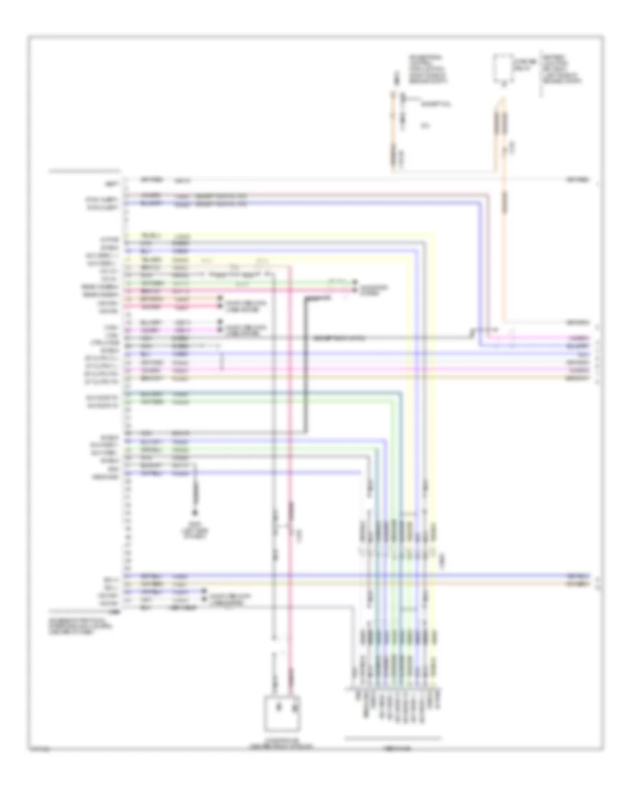 SYNC Radio Wiring Diagram, with SYNC GEN 2 (1 of 2) for Ford Edge Limited 2012