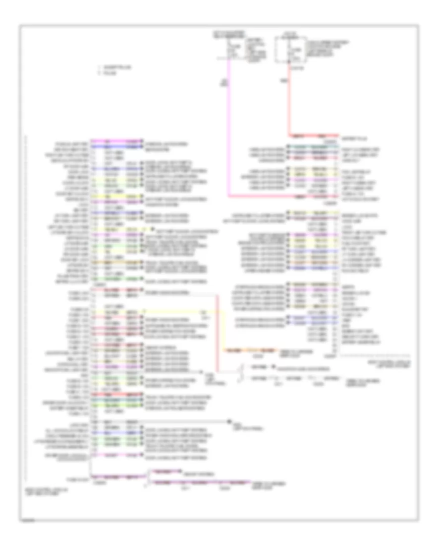 Body Control Module Wiring Diagram 2 of 2 for Ford Explorer 2014