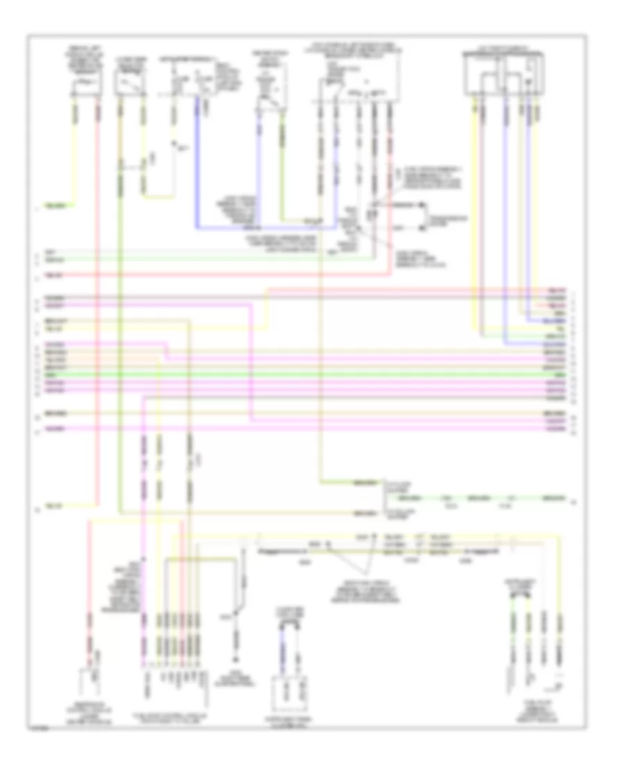 3.5L, Engine Performance Wiring Diagram (2 of 6) for Ford Explorer 2014
