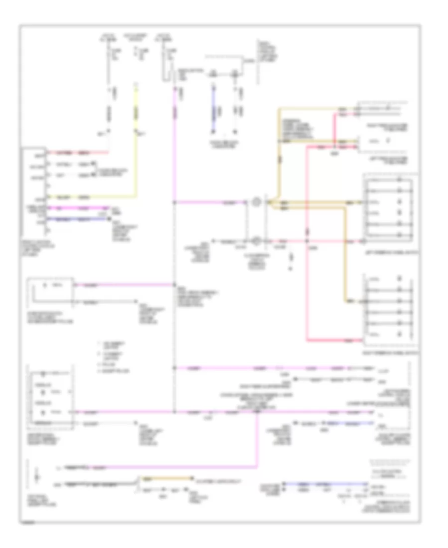 Instrument Illumination Wiring Diagram for Ford Explorer 2014