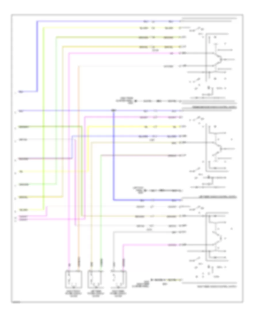 Power Windows Wiring Diagram Base 2 of 2 for Ford Explorer 2014