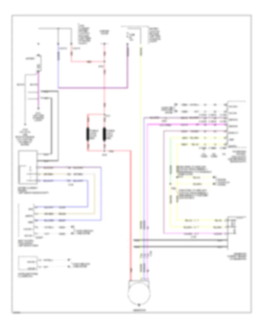Charging Wiring Diagram for Ford Explorer 2014