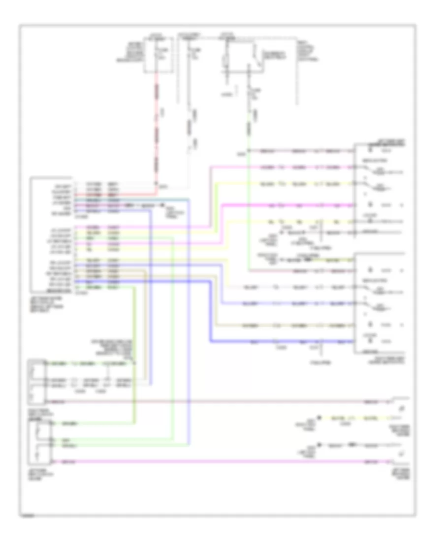 Heated Seats Wiring Diagram, Super Crew for Ford F-150 Limited 2013
