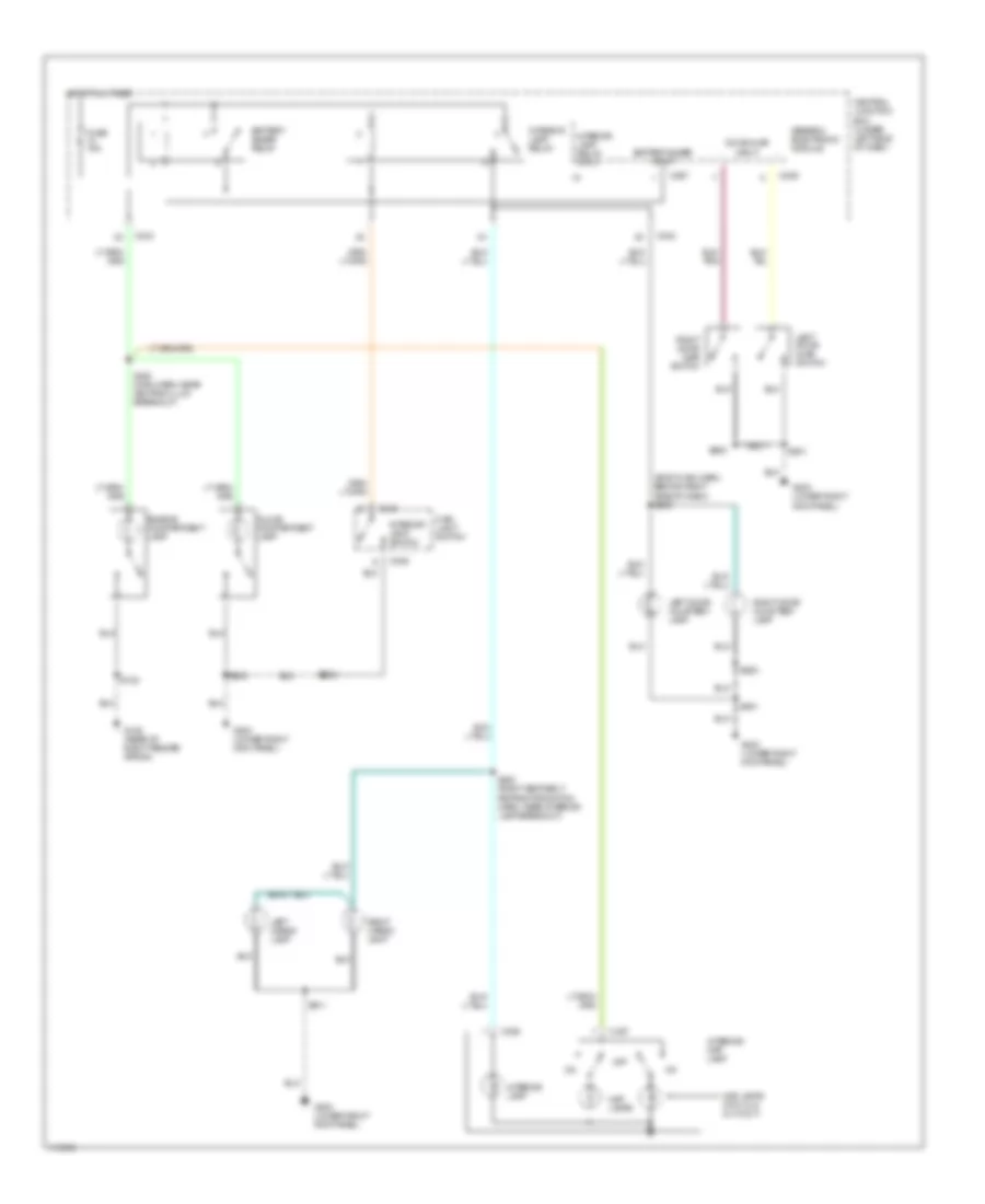 Courtesy Lamps Wiring Diagram for Ford Pickup F150 1999