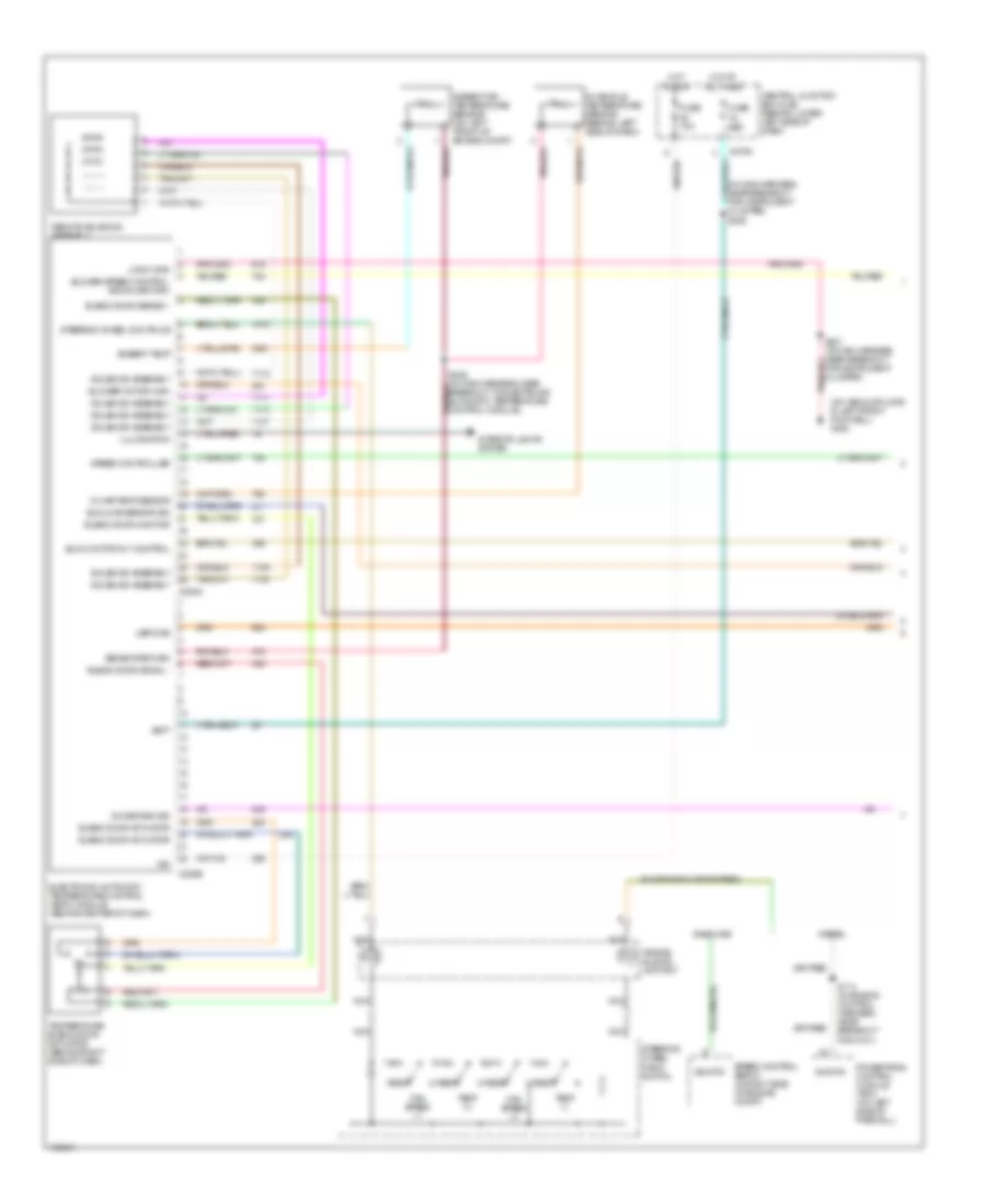 Automatic A C Wiring Diagram 1 of 2 for Ford Excursion 2003