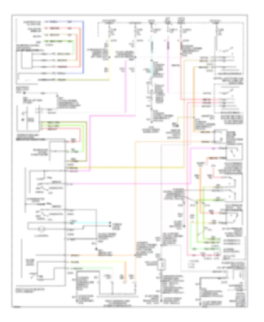 Manual AC Wiring Diagram for Ford Excursion 2003