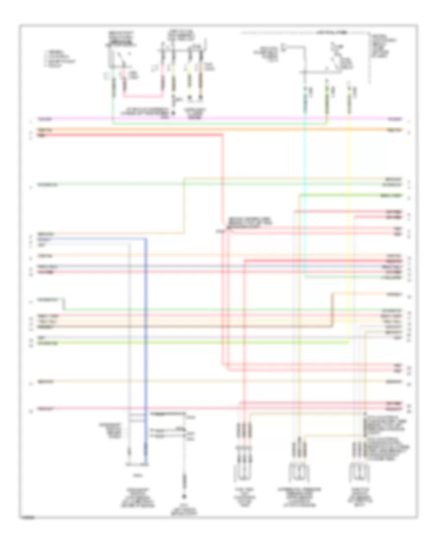 5.4L, Engine Performance Wiring Diagram (2 of 4) for Ford Excursion 2003