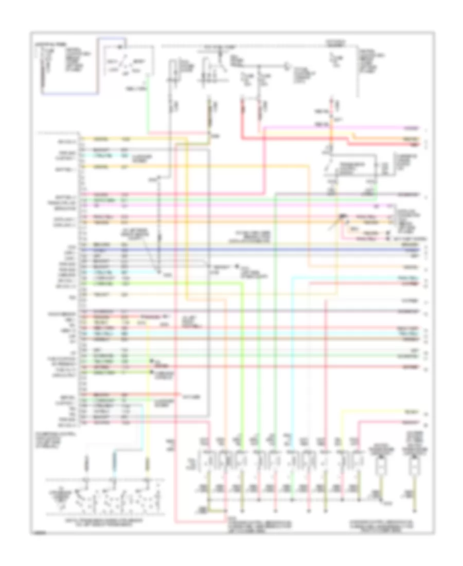 6.8L, Engine Performance Wiring Diagram (1 of 4) for Ford Excursion 2003