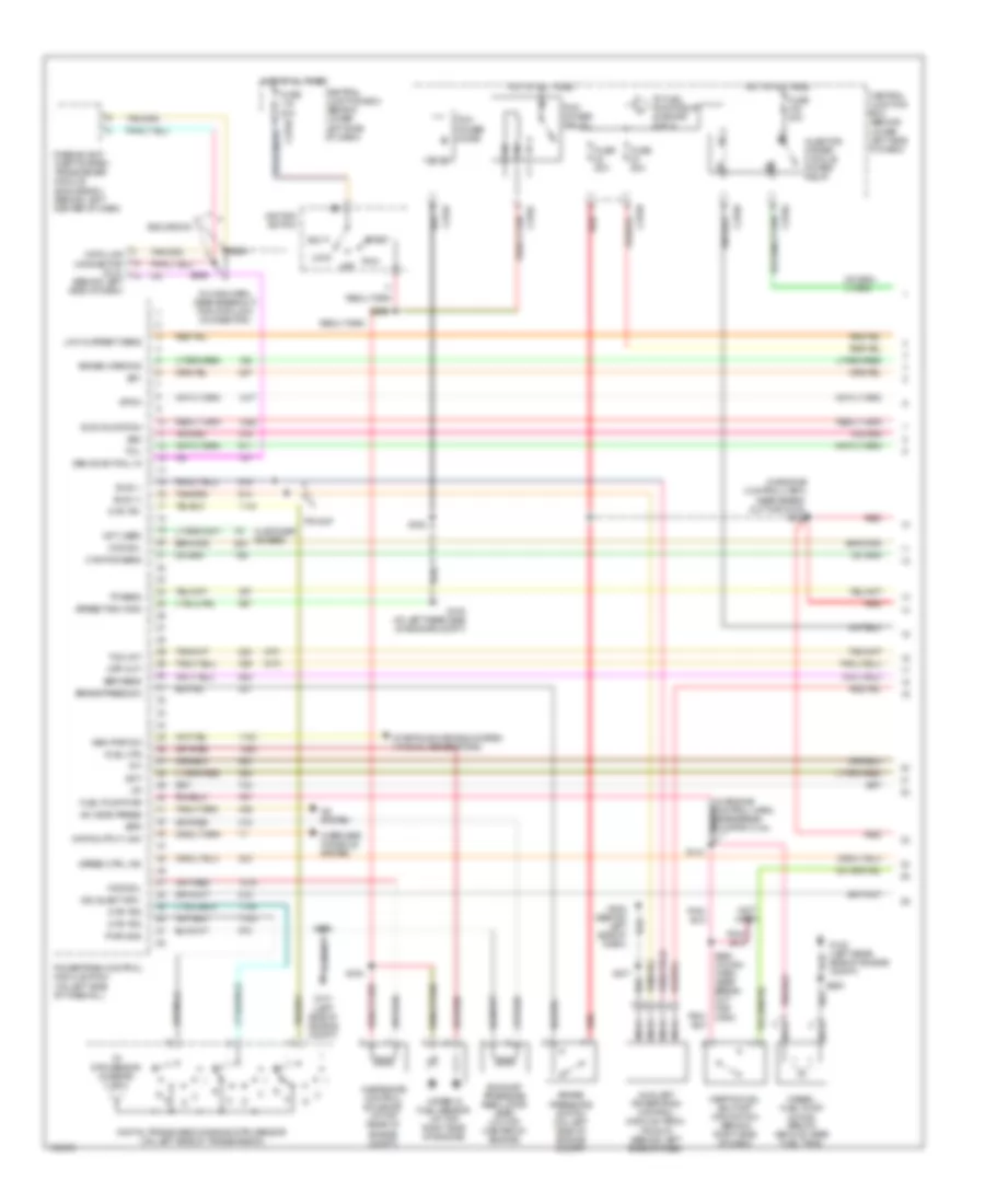 7.3L DI Turbo Diesel, Engine Performance Wiring Diagram, California (1 of 4) for Ford Excursion 2003