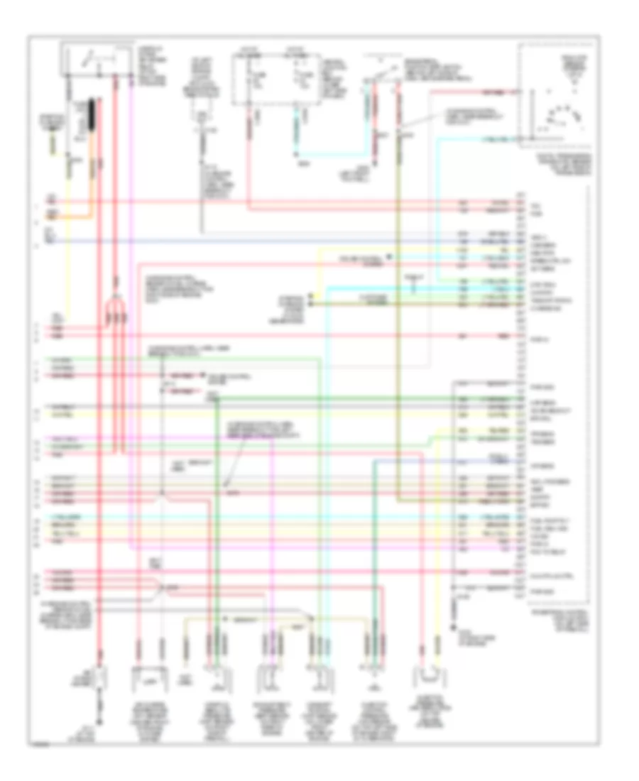 7.3L DI Turbo Diesel, Engine Performance Wiring Diagram, California (4 of 4) for Ford Excursion 2003