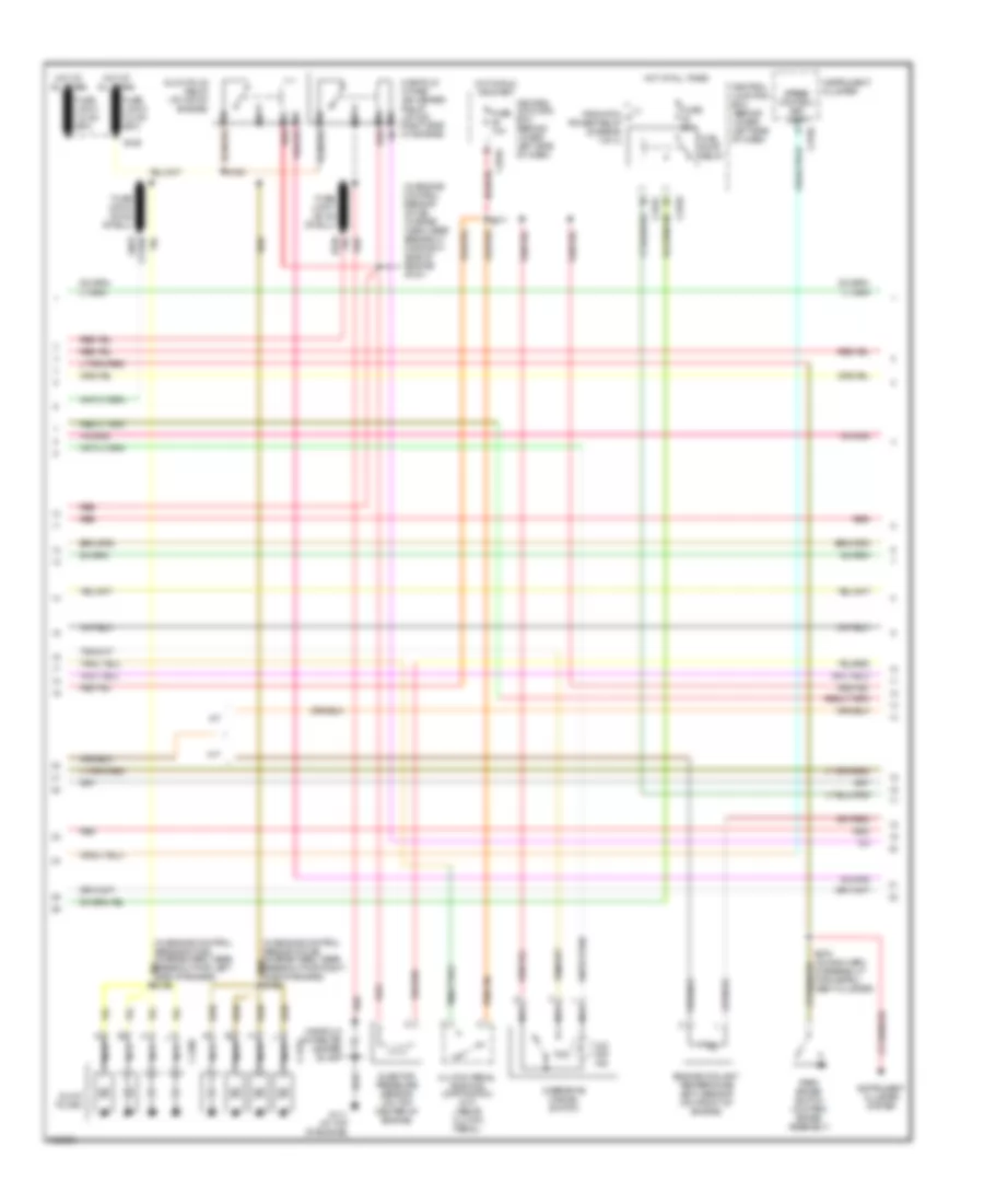 7.3L DI Turbo Diesel, Engine Performance Wiring Diagram, Federal (2 of 4) for Ford Excursion 2003