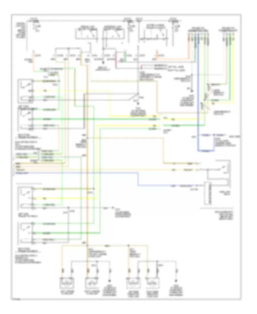 Exterior Lamps Wiring Diagram 2 of 2 for Ford Excursion 2003
