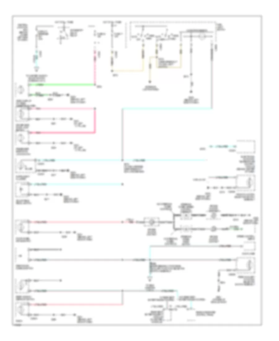 Instrument Illumination Wiring Diagram 1 of 2 for Ford Excursion 2003