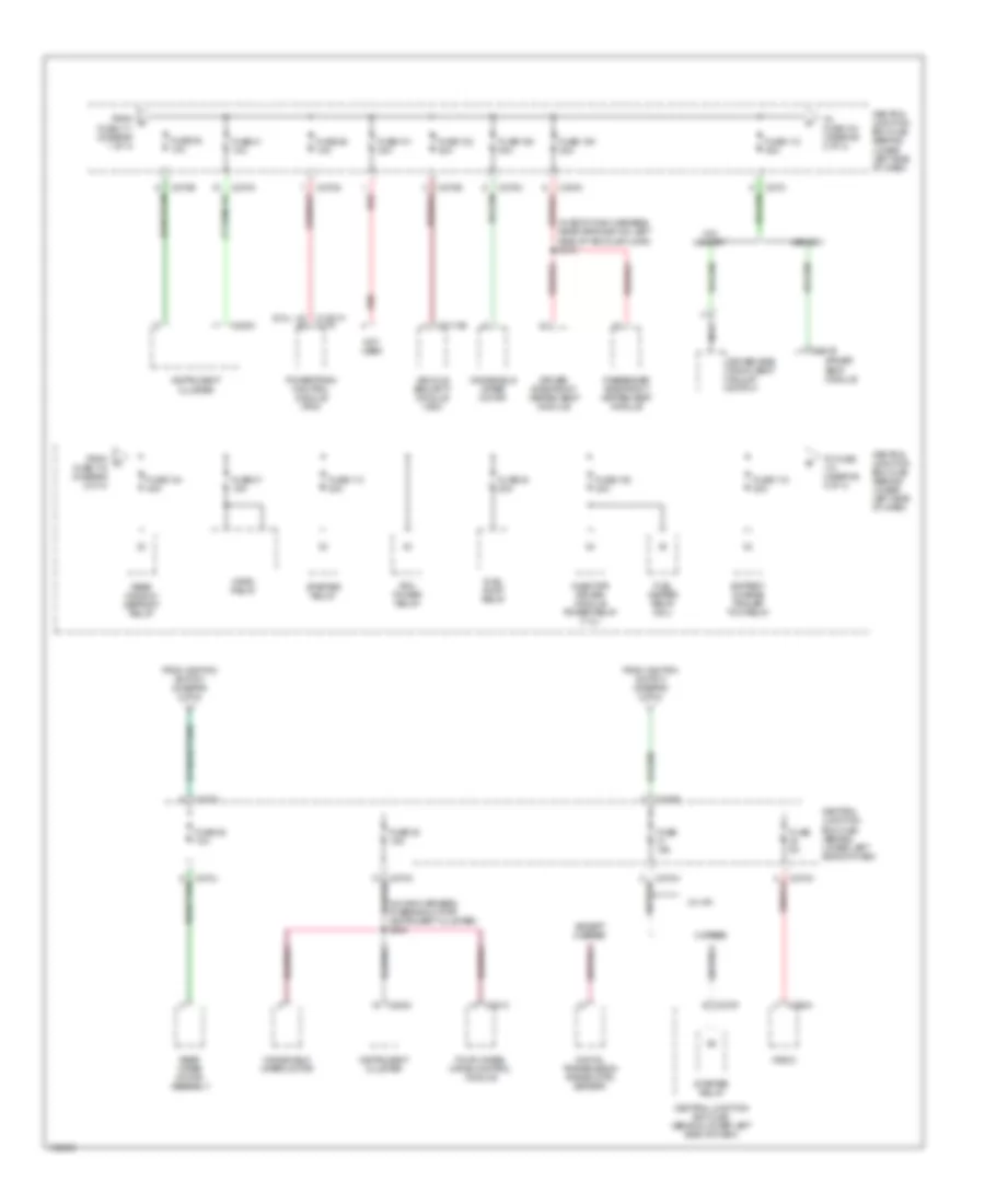 Power Distribution Wiring Diagram 2 of 4 for Ford Excursion 2003