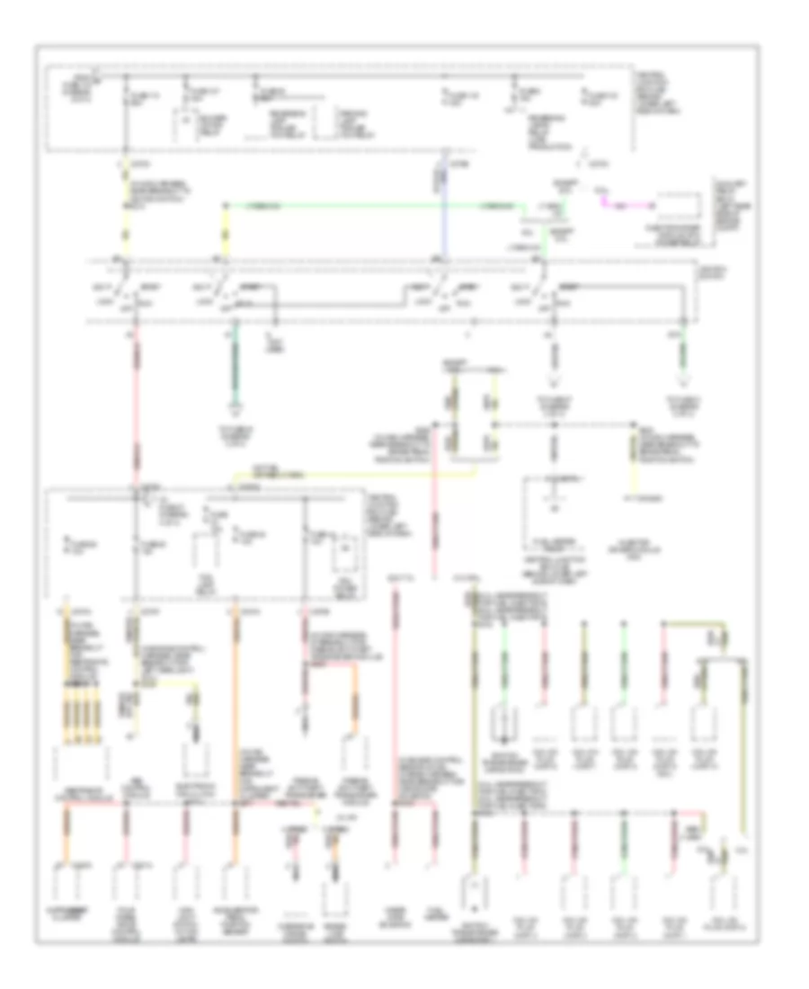 Power Distribution Wiring Diagram 3 of 4 for Ford Excursion 2003