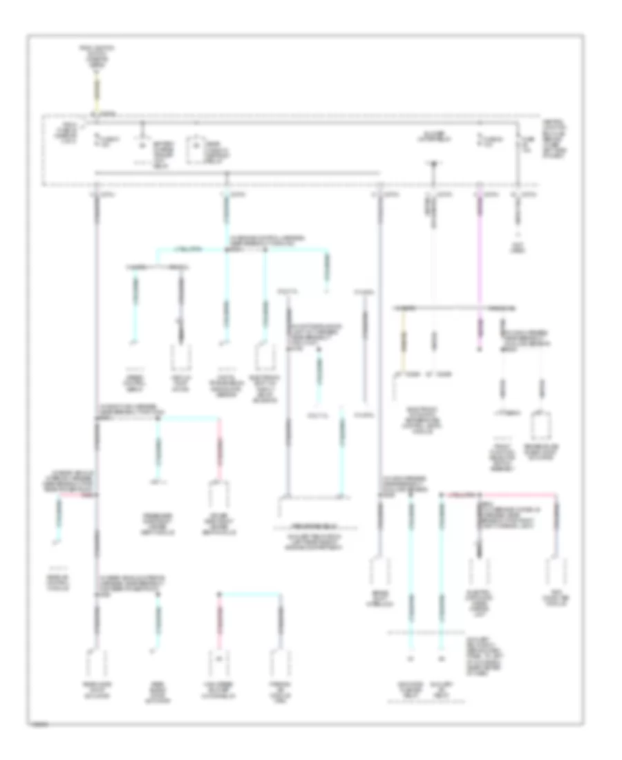 Power Distribution Wiring Diagram (4 of 4) for Ford Excursion 2003